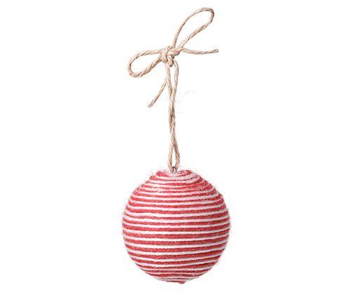 Papier-mache Baubles 60mm Pack of 9