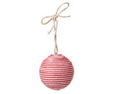 Papier-mache Baubles 60mm Pack of 9