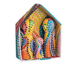 Papier-mache House Pack of 12