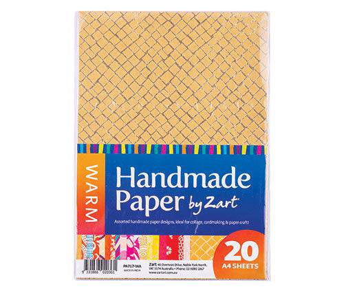 Handmade Pattern Paper A4 Pack of 20