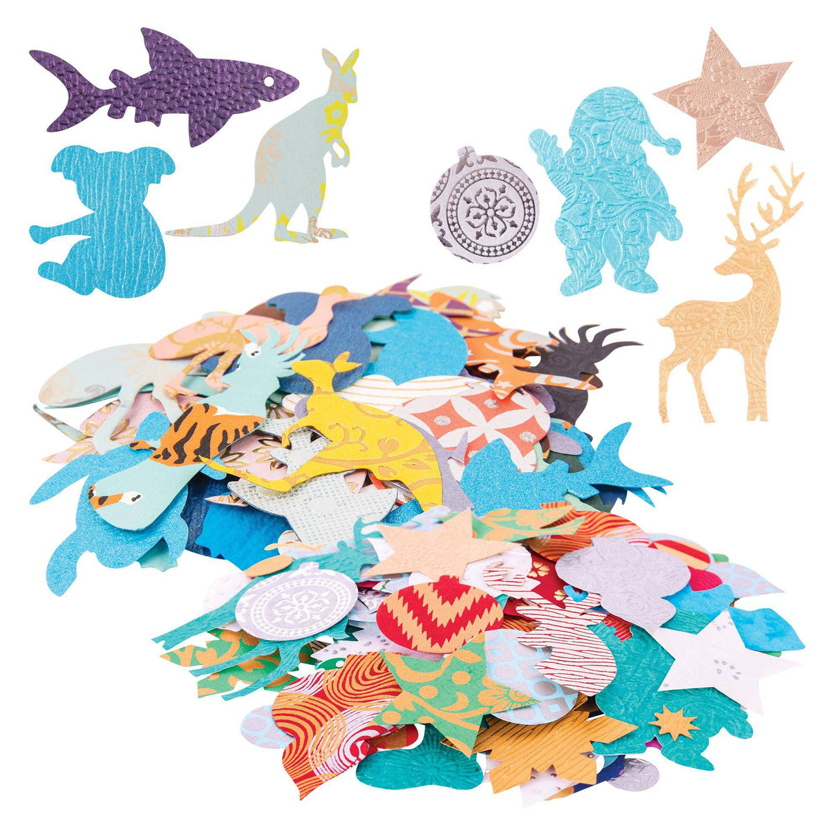 Handmade Pattern Paper Shapes 100g