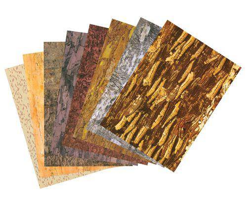 Bark Paper A3 Assorted Pack of 40