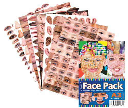 Face Pack Paper A3 Pack of 40