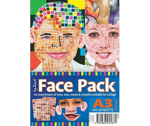 Face Pack Paper A3 Pack of 40