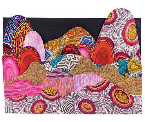 Pattern Paper A4 Contemporary Australian Indigenous Pack of 40