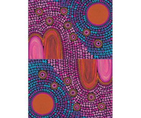 Pattern Paper A4 Contemporary Australian Indigenous Pack of 40