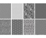 Pattern Paper A4 Contrast Pack of 40