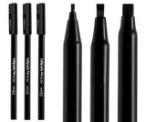 Calligraphy Pen Assorted Sizes Black Pack of 3 - Zart