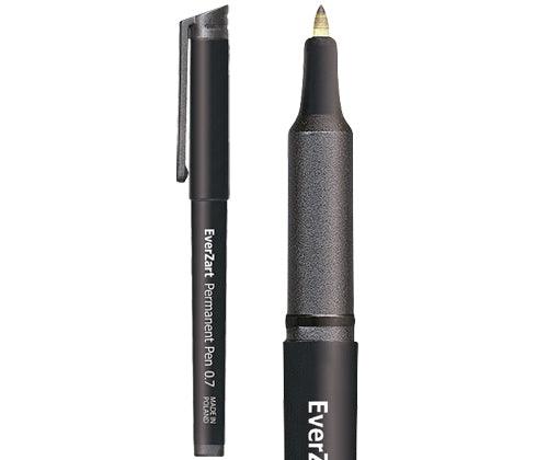 EverZart Permanent Pen Black Pack of 20