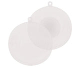 Plastic Ball with Cut Out Opening 80mm Pack of 10