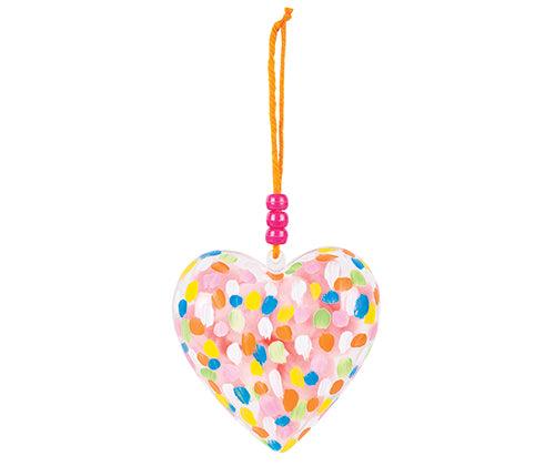 Plastic Heart Shape 80mm Pack of 10