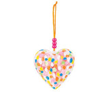 Plastic Heart Shape 80mm Pack of 10