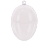 Plastic Egg Shape 80mm Pack of 10