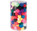 Basics Pom Poms Assorted Pack of 300