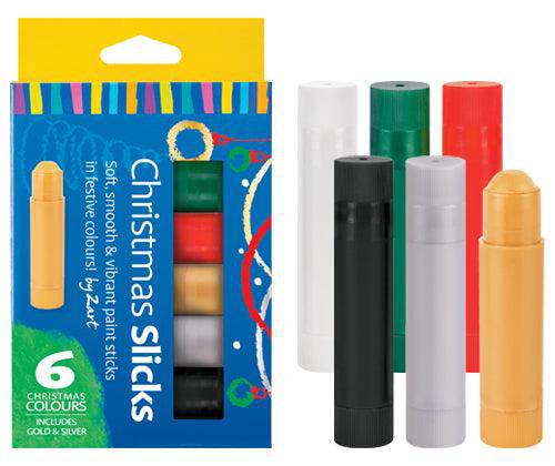 Slicks By Zart Christmas Colours Set of 6