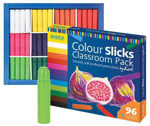 Slicks by Zart Colour Classpack Pack of 96