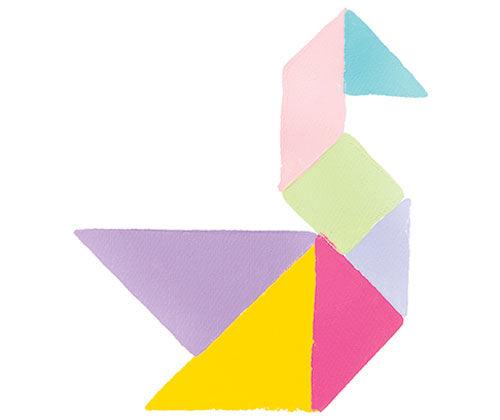 Tangram Stamping Shapes Pack of 3 Sets