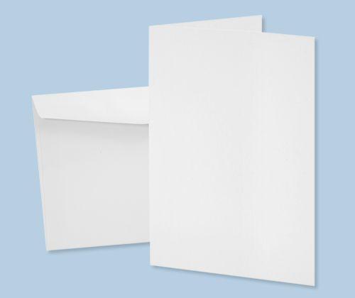 Cards and Envelopes White Pack of 20