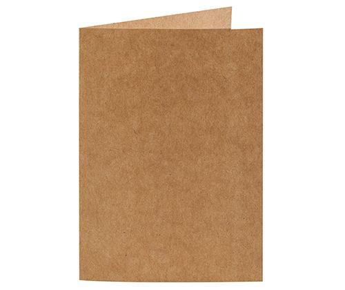 Kraft Card and Envelope 120 x 170mm (folded) Pack of 20