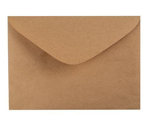 Kraft Card and Envelope 120 x 170mm (folded) Pack of 20