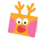 Pop-Up Reindeer Card Pack of 10