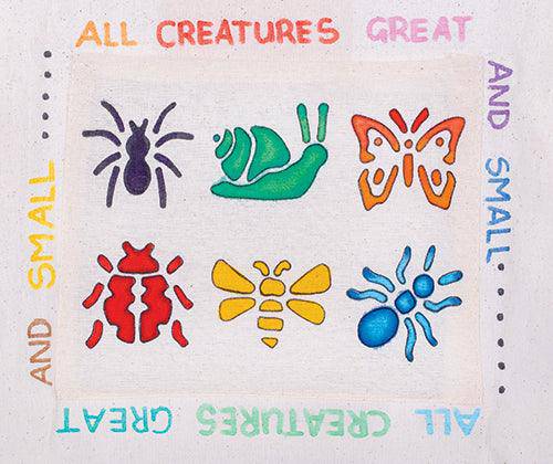 Minibeast Stencils 6.8 x 6.8cm Pack of 12