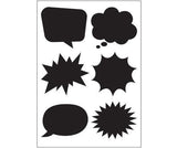 Pop Art Stencil Patterns by Zart Pack of 10