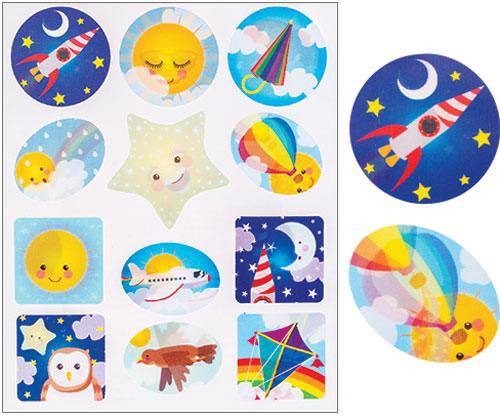 Giant Moving Stickers Pack of 36