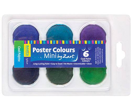 Poster Colours Paint Mini Palettes by Zart