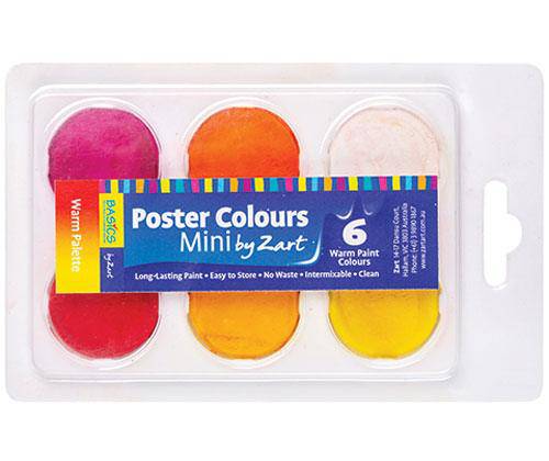 Poster Colours Paint Mini Palettes by Zart