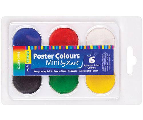 Poster Colours Paint Mini Palettes by Zart