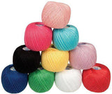 Perle #5 Coloured Cotton Thick Pack of 10