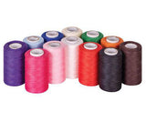 Sewing Thread Cololured 1000 yards Pack of 12