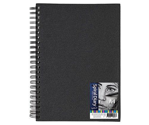 Hard Spiral Cover Diary A4