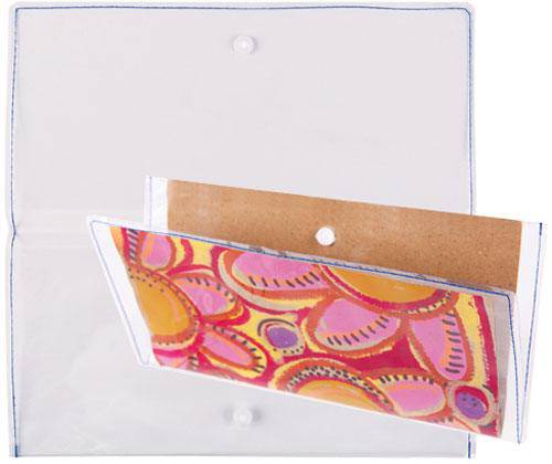 Wallet with Press Stud Clear Pack of 5