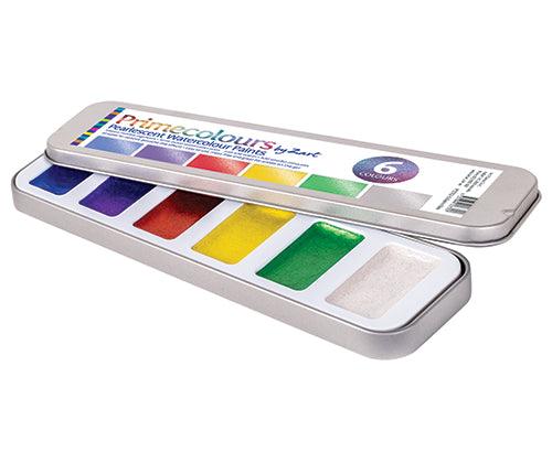 Zart Primecolours Pearlescent Watercolour Paints