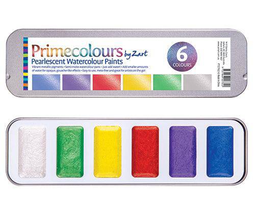 Zart Primecolours Pearlescent Watercolour Paints