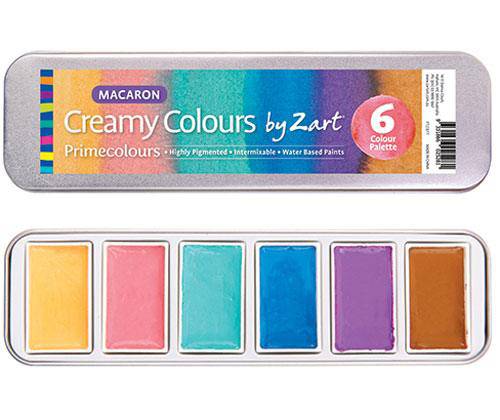 Creamy Colours Watercolours by Zart Macaron