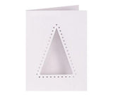 Christmas Cut-out Threading Card Pack of 10