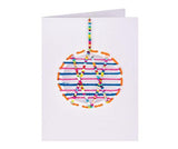 Christmas Cut-out Threading Card Pack of 10