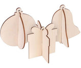 3D Festive Hangers Pack of 12