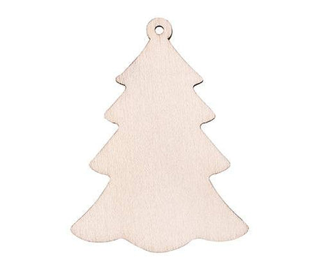 DIY Wooden Christmas Ornaments Assorted Pack of 12