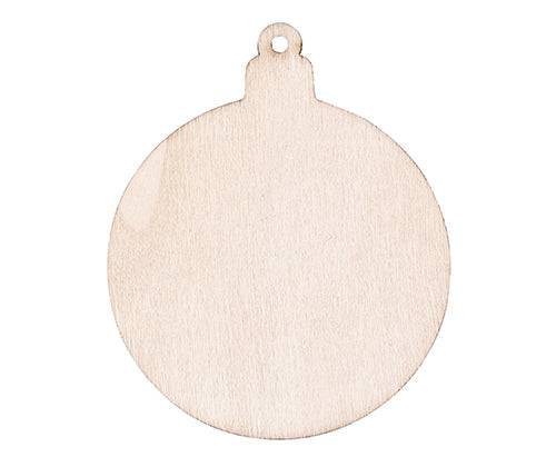 DIY Wooden Christmas Ornaments Assorted Pack of 12