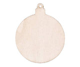 DIY Wooden Christmas Ornaments Assorted Pack of 12