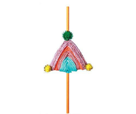 Dowel Rod 6mm x 30cm Coloured Pack of 10