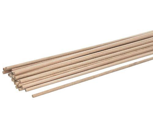 Dowel Rod 6mm x 90cm Natural Pack of 30