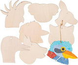 Wooden Australian Animal Hangers Pack of 21