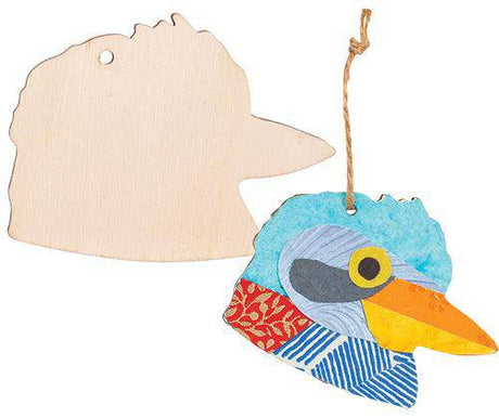 Wooden Australian Animal Hangers Pack of 21