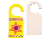 Wooden DIY Door Hanger Pack of 5