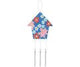 Wooden Garden Wind Chimes House Pack of 10